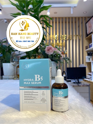 Tinh chất phục hồi, dưỡng trắng b5 Hydra b5 Max Serum Repairing & Whitening Prettyskin (có hóa đơn VAT)