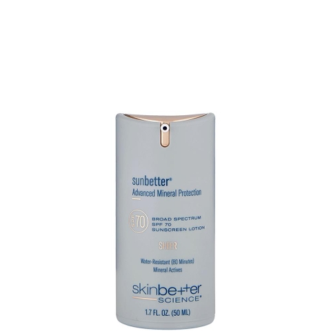 Kem chống nắng phổ rộng nâng tone SunBetter Sheer SPF 70 của Skinbetter Science 