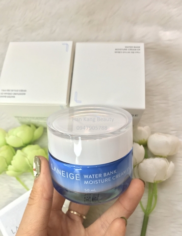 Kem dưỡng da cho da thường, khô Laneige Water Bank Moisture Cream EX 50ml