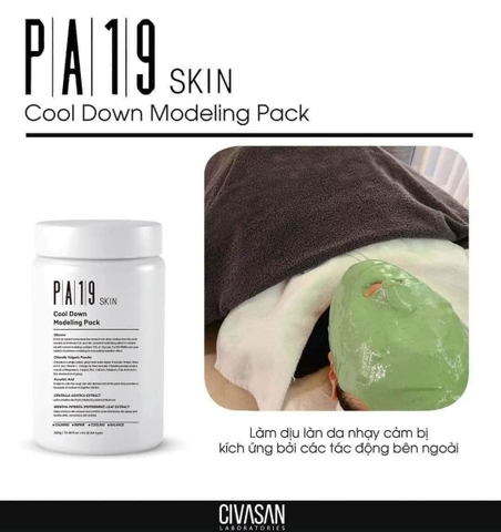 Mặt nạ làm dịu, giảm sưng đỏ, se khít lỗ chân lông PA19 Skin Cool Down Modeling Pack