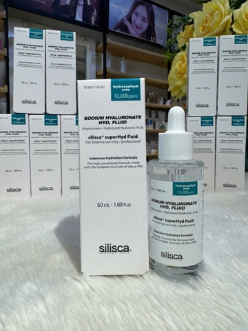 Tinh chất HA tươi, cấp ẩm, phục hồi da căng bóng sodium hyaluronate, vials 8.0 Silisca Superhyd vial