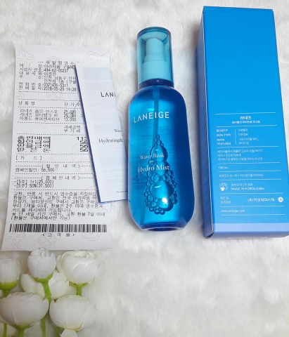 Xịt Khoáng Dưỡng Ẩm Laneige Water Bank Hydro Mist.