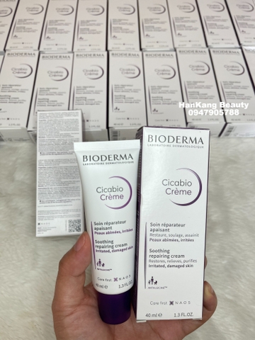 Kem dưỡng phục hồi tổn thương Bioderma Cicabio Crème 40ml