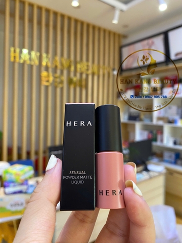 Son Kem Hera Sensual Powder Matte Liquid - 426 Earl Grey Màu Hồng Be Đất