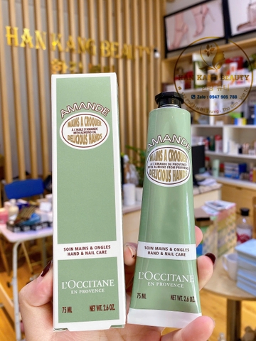 Kem Dưỡng Da Tay Mềm Mịn, Khoẻ Móng Hạnh Nhân L'Occitane Amande Soin Mains & Ongles Hand & Nail Care
