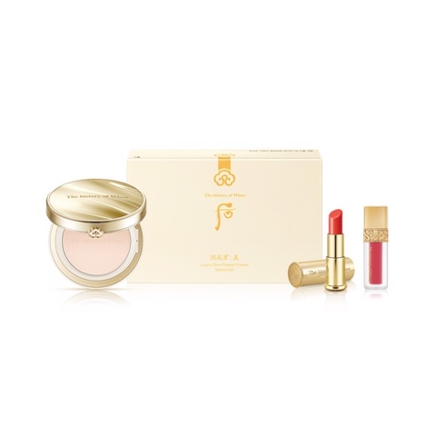 Phấn Phủ Trang Điểm Hoàng Cung Whoo Gongjinhyang Mi Luxury Glow Pressed Powder No.1 Special Set