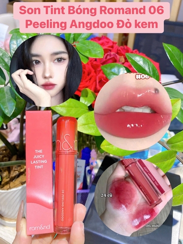 Son Tint Lì, Căng Bóng Romand The Juicy Lasting Tint 3.5g mẫu mới