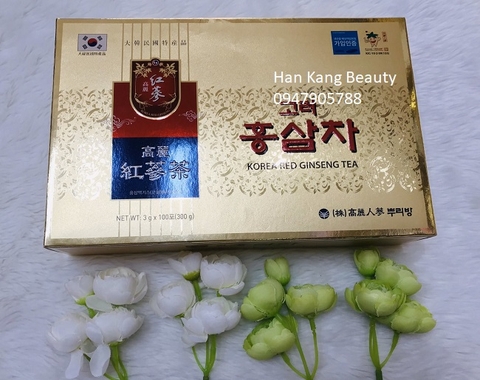 Trà hồng sâm Hàn Quốc Korean Red Ginseng Tea 100 gói