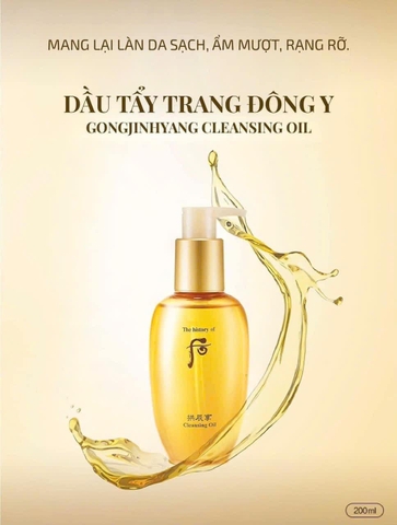 Dầu tẩy trang Whoo Gongjinhyang Cleansing Oil 200ml