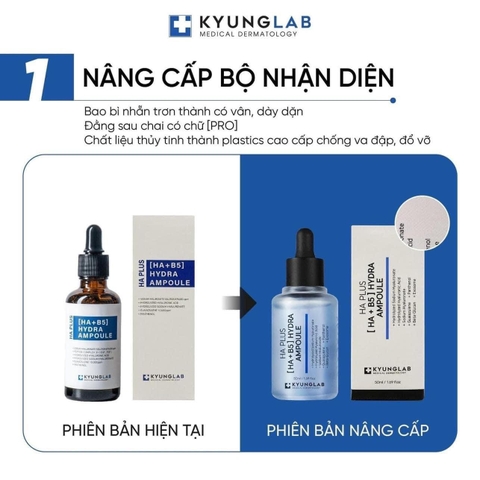 Serum cấp ẩm căng bóng da [ HA +B5 ] Kyung Lab Hydra Ampoule