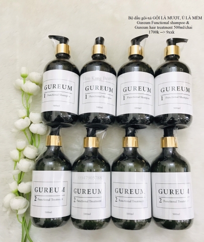 Bộ dầu gội - xả Gureum Functional shampoo & Gureum hair treatment 500ml/chai