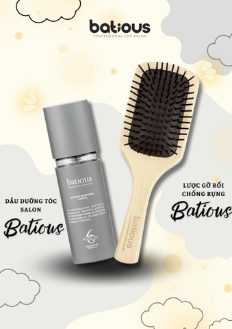 Tinh dầu dưỡng tóc Batios 60ml + tặng lược matxa