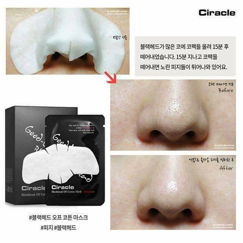 Miếng dán đẩy mụn Good bye Blackhead Ciracle