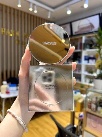 Phấn Nước Căng Bóng, Che Phủ Cao, Lâu trôi Dưỡng Da Vemontes - GlowPot SPF 50+PA+++