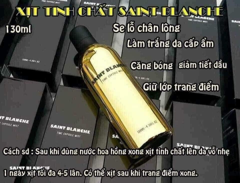 Xịt khoáng Saint Blanche Time Capsule Mist.