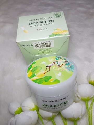 Kem dưỡng ẩm Shea Butter Moist Steam Cream Nature Republic