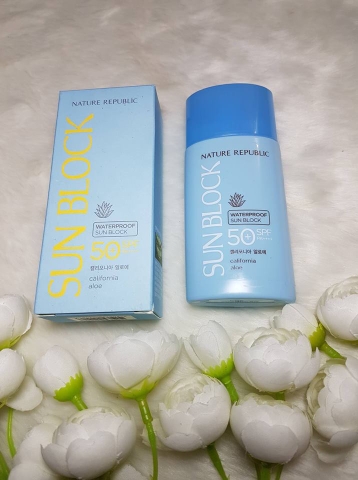 Kem chống nắng Nature Republic WaterProof Sun Block California Aloe SPF50+ PA++++