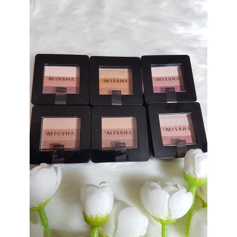 Phấn mắt 3 Màu Missha Triple Shadow.