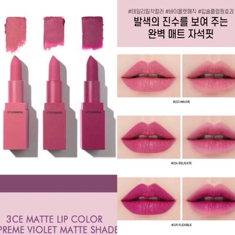 Son 3CE Matte Lip Color.