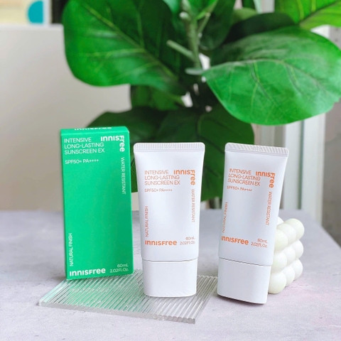 Kem Chống Nắng Không Nhờn Dính Cho Da Dầu, Hỗn Hợp Innisfree Intensive Long Lasting Sunscreen EX SPF50+ PA++++