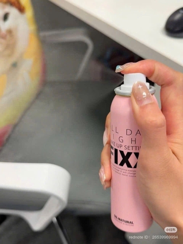 Xịt Khoá Makeup Cho Lớp Nền Căng Bóng, Mịn Lì Fixx All Day Tight Make Up Setting Hồng Nhạt 75ml
