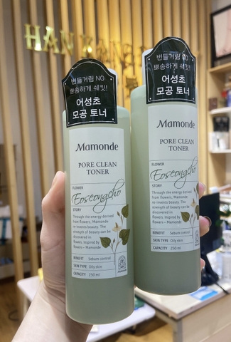 Nước hoa hồng Mamonde Pore Clean Toner.