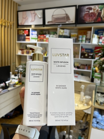 Tắm truyền trắng Luvstar White Infusion Legend In Shower White Again