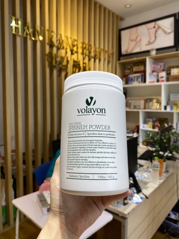  Mặt nạ tảo xoắn thải độc, phục hồi tái tạo, cấp ẩm trắng da Volayon Spinnem Powder 500g