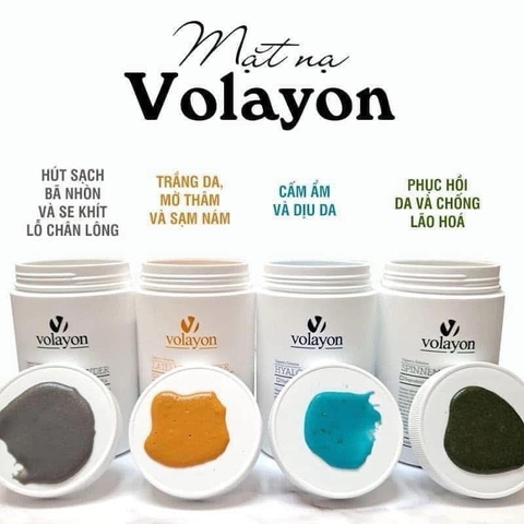  Mặt nạ tảo xoắn thải độc, phục hồi tái tạo, cấp ẩm trắng da Volayon Spinnem Powder 500g