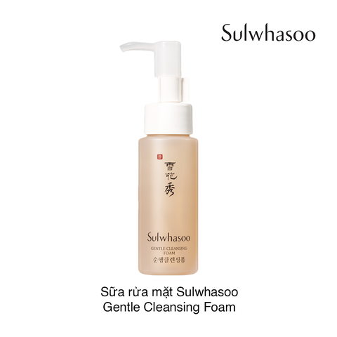 Sữa rửa mặt dịu nhẹ làm sạch sâu Sulwhasoo Gentle Cleansing Foam 50ml