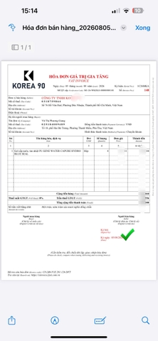 Kem dưỡng bổ sung nước, làm dịu da Water Capture Hydro Blue Seal (có VAT)
