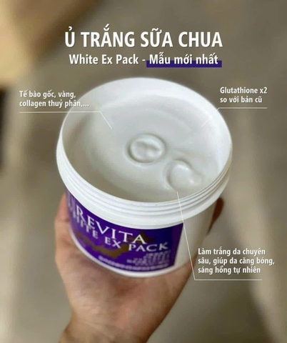Ủ kích trắng da body Revita White EX Pack 500g Nhật Bản