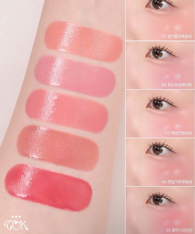 Phấn Má Dạng Kem Peripera Syrupy Tok Cheek 9g