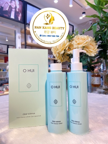 Dung dịch vệ sinh phụ nữ Ohui cân bằng PH, ngừa vi khuẩn, làm hồng Clear Science Inner Cleanser Refresh