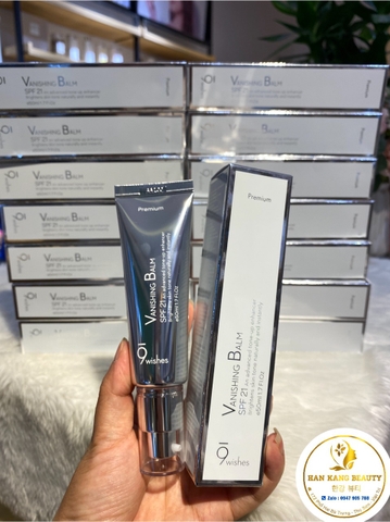 Kem Dưỡng Trắng Da nâng tone Chống Nắng 9Wishes VB Premium Vanishing Balm Tone-Up Cream SPF 21