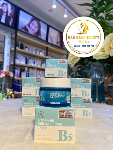 Kem Dưỡng Phục Hồi Trắng Da Pretty Skin Hydra B5 Derma Repair Cream  ( có VAT )