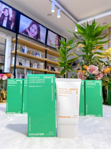 Kem Chống Nắng Không Nhờn Dính Cho Da Dầu, Hỗn Hợp Innisfree Intensive Long Lasting Sunscreen EX SPF50+ PA++++