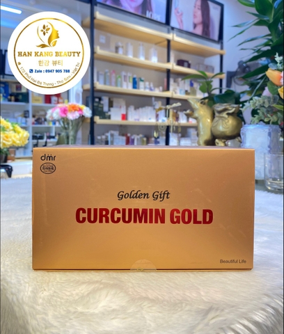 Tinh nghệ Nano Golden Gift Curcumin Gold Hàn Quốc mẫu mới (50 ống x 2g)