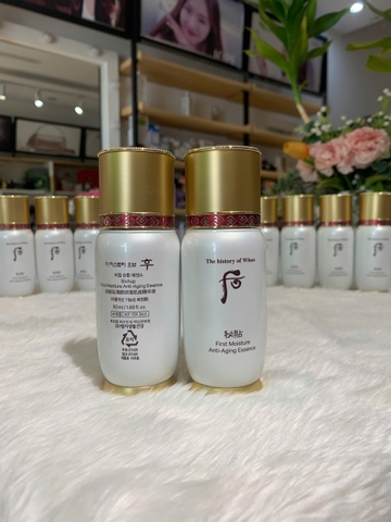 Tinh chất tái tạo, phục hồi, khỏe da Whoo Bichup First Moisture Anti-Aging Essence 50ml tách set