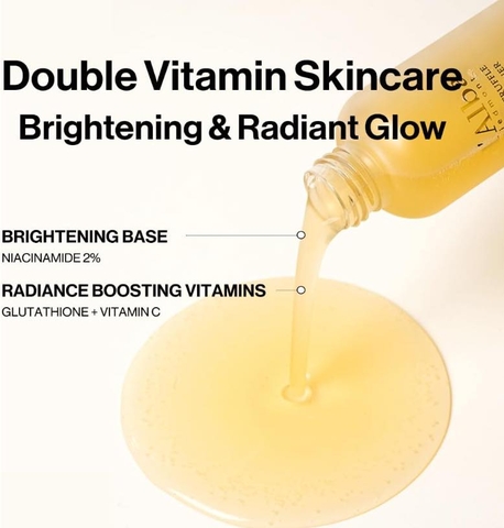 Nước Hoa Hồng Cải Thiện Lỗ Chân Lông, Dưỡng Ẩm Chống Lão Hóa d'Alba Vita Toning Serum Toner 180ml