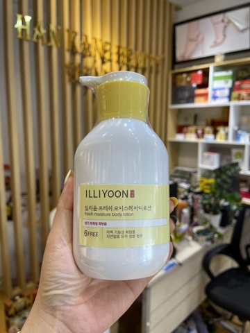 Sữa dưỡng thể dưỡng ẩm trắng da hương chanh Illiyoon Fresh Moisture Body Lotion 350ml