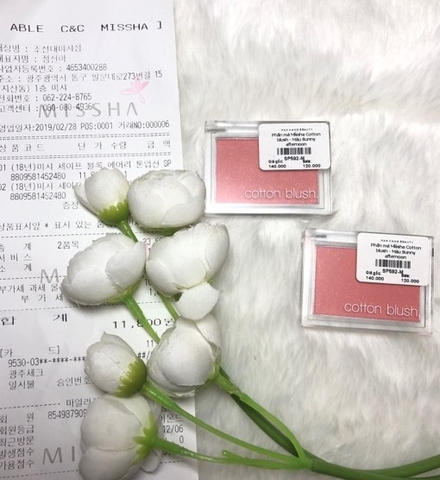 Phấn má Missha Cotton blush