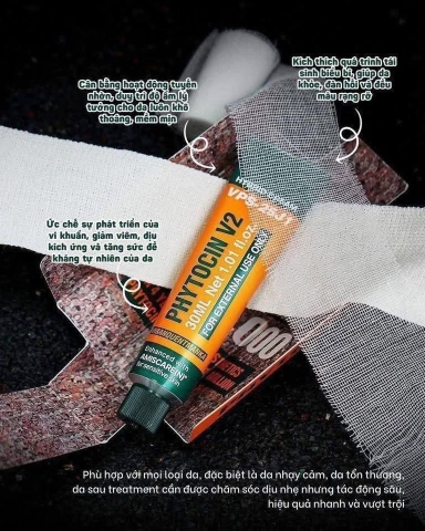 Kem Dưỡng Ẩm & Phục Hồi Da Chuyên Sâu, Cải Thiện Mụn & Kích Ứng Vibanquentmanka Phytocin V2 For Sensitive Skin 30ml