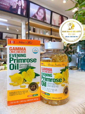 Tinh dầu hoa anh thảo Hàn Quốc Gamma Linolenic Acid Evening Primrose Oil 300 viên