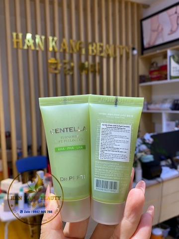 Tẩy Tế Bào Chết Chiết Xuất Rau Má Dr.Pepti Centella Turnover Soft Peeling Gel 30ml