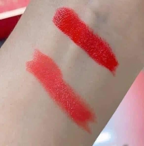 Bộ son Ohui The First Geniture Lipstick & Lipbalm Dou Special Set - Son lì & Dưỡng môi Màu Đỏ, Phấn mắt 9 màu - Bộ trang điểm cao cấp, làm đẹp hoàn hảo.