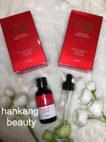 Tinh Chất Phục Hồi Dưỡng Trắng Sáng Da, Mờ Vết Thâm TIAM My Signature Red C Serum -30ml