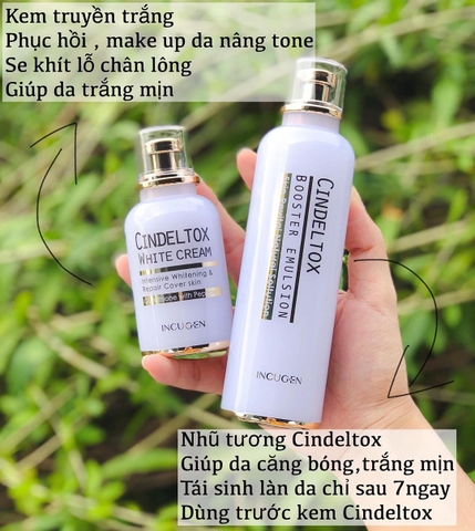 Nhũ Tương dưỡng trắng Cindel Tox Booster Emulsion