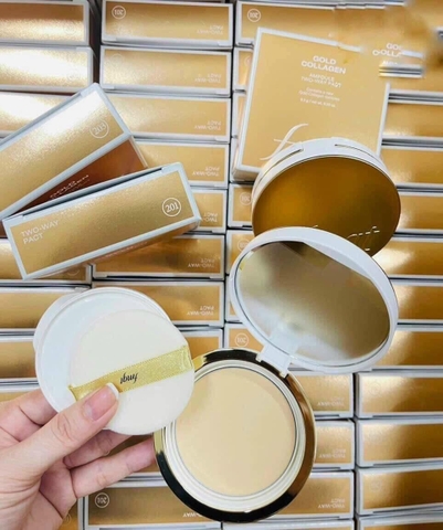 Phấn phủ Gold Collagen The Face Shop 203
