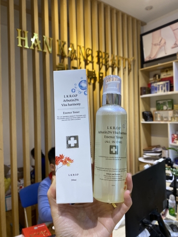 Nước hoa hồng (nước thần) LK ROP Arbutin2% Vita Harmony Essence Toner 200ml